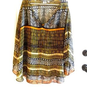 Cato Sheer Plus Size Blouse